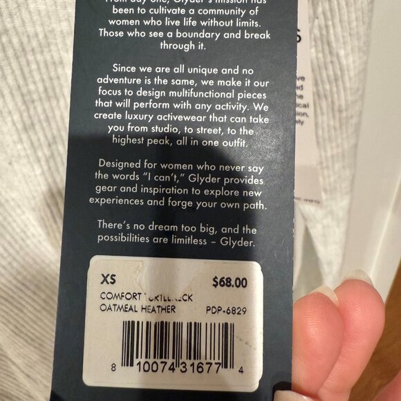 NWT Glyder Turtleneck - Picture 3 of 3